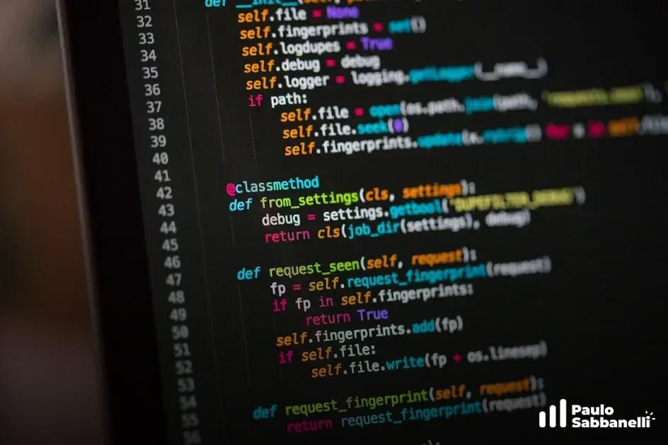 Código Python de uma classe com métodos de fingerprint e filtro de duplicados