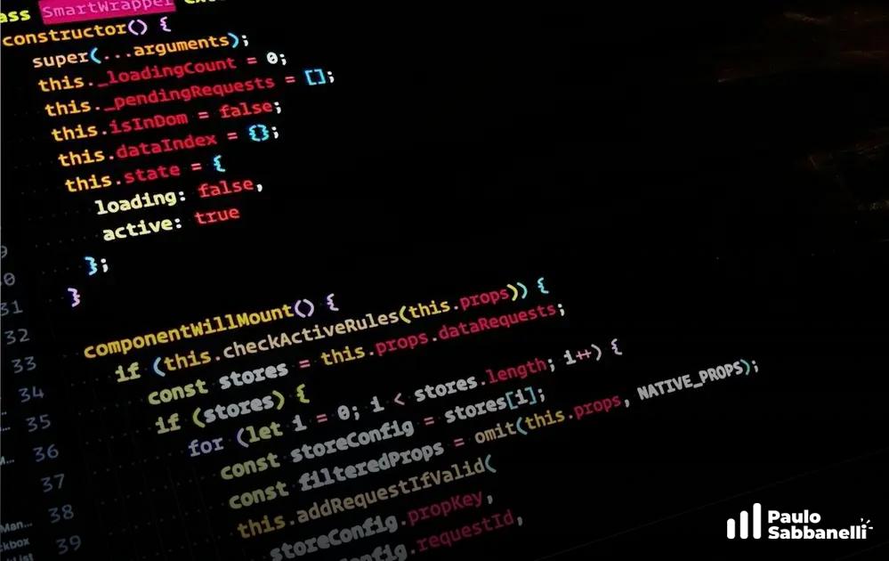 Tela escura com código em C exibindo função que grava uma string na memória EEPROM